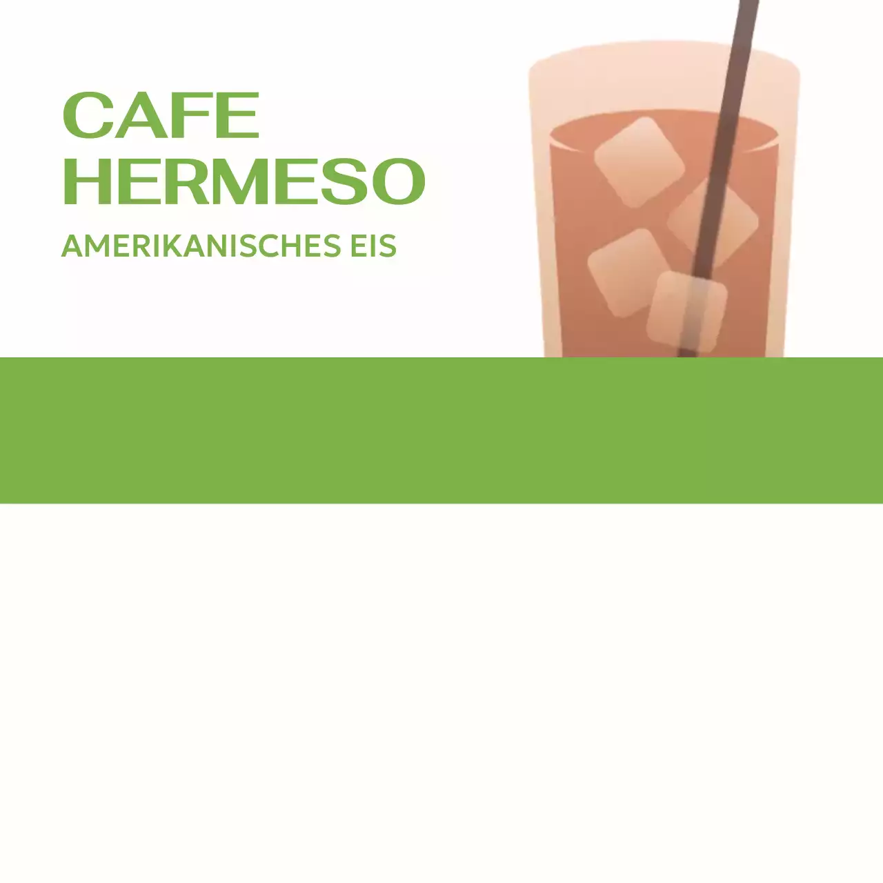 Einfache Cafe Notizblock Briefpapier mit heißem Getränk Illustration