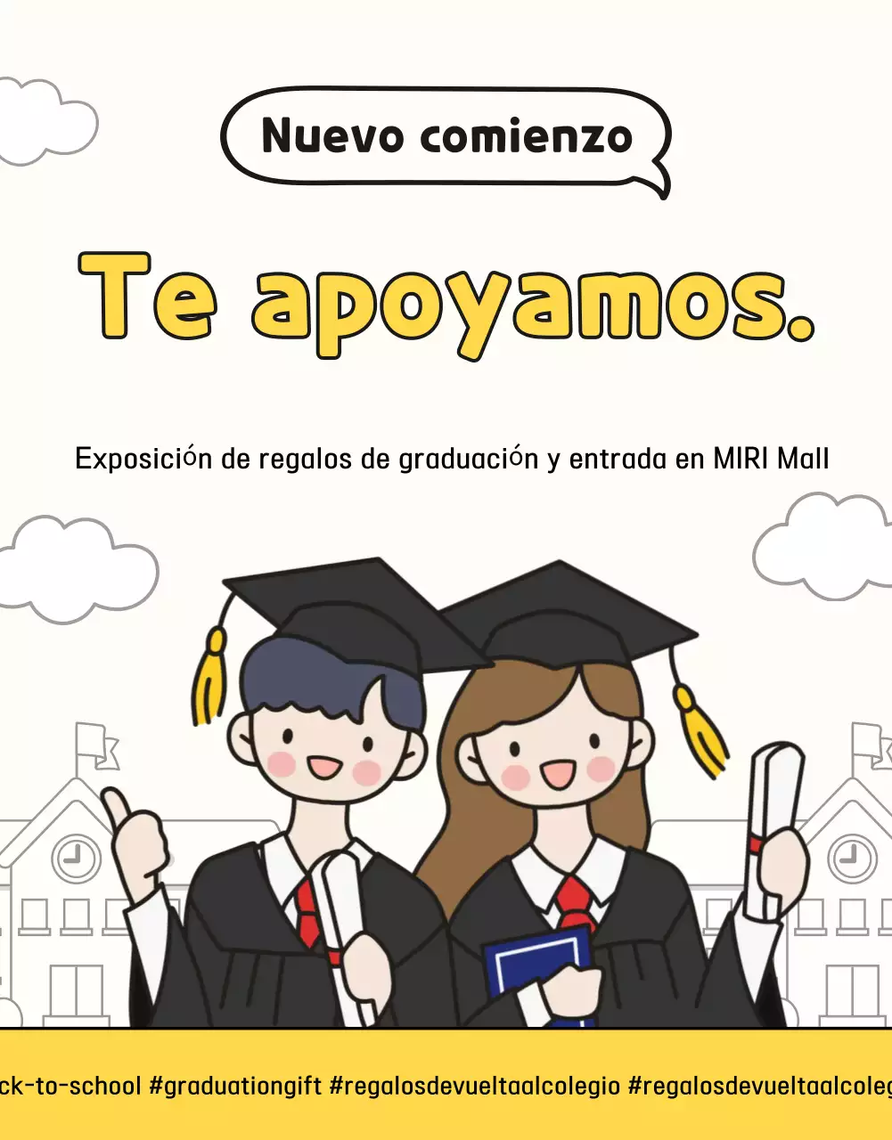 Exposición de graduación Yellow Cute