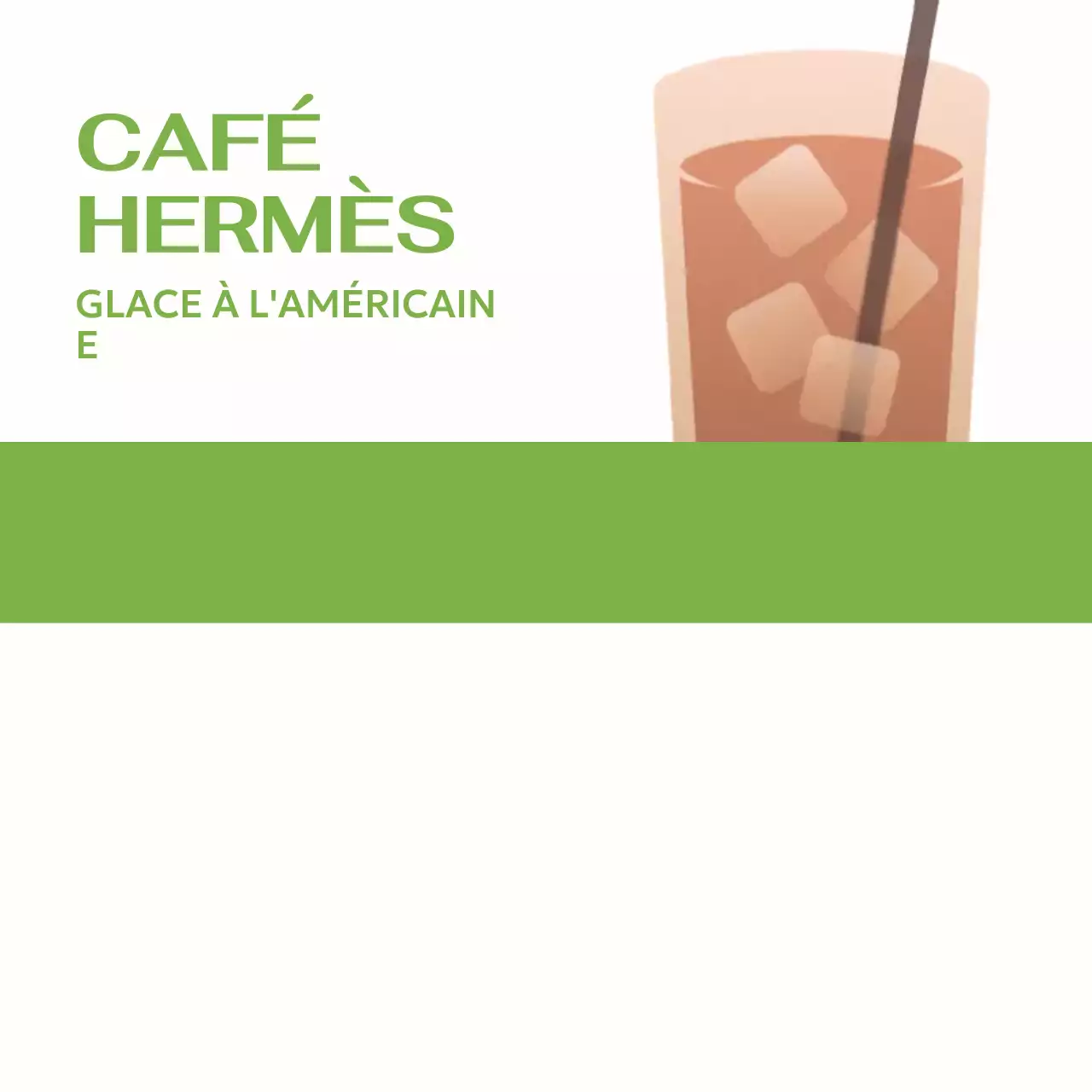 Illustration d'un bloc-notes de café simple avec une boisson chaude