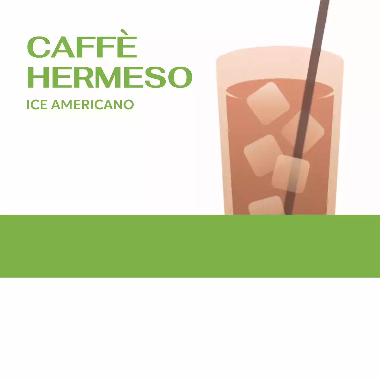 Semplice blocco note del caffè con illustrazione di bevanda calda