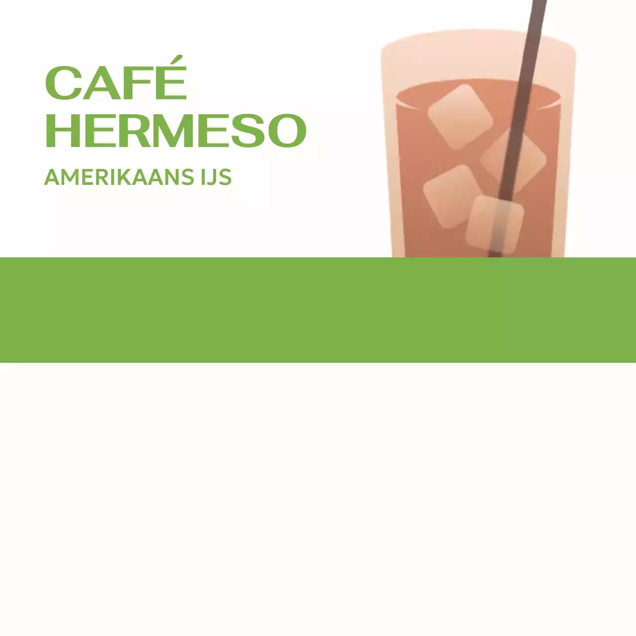 Eenvoudige cafe notitieblok briefpapier met warme drank illustratie