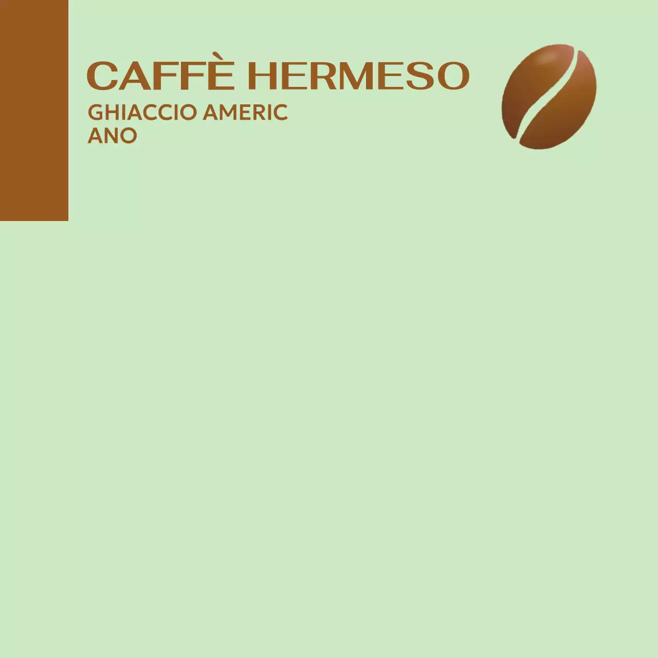 Semplice blocco note del caffè con illustrazione di bevanda calda