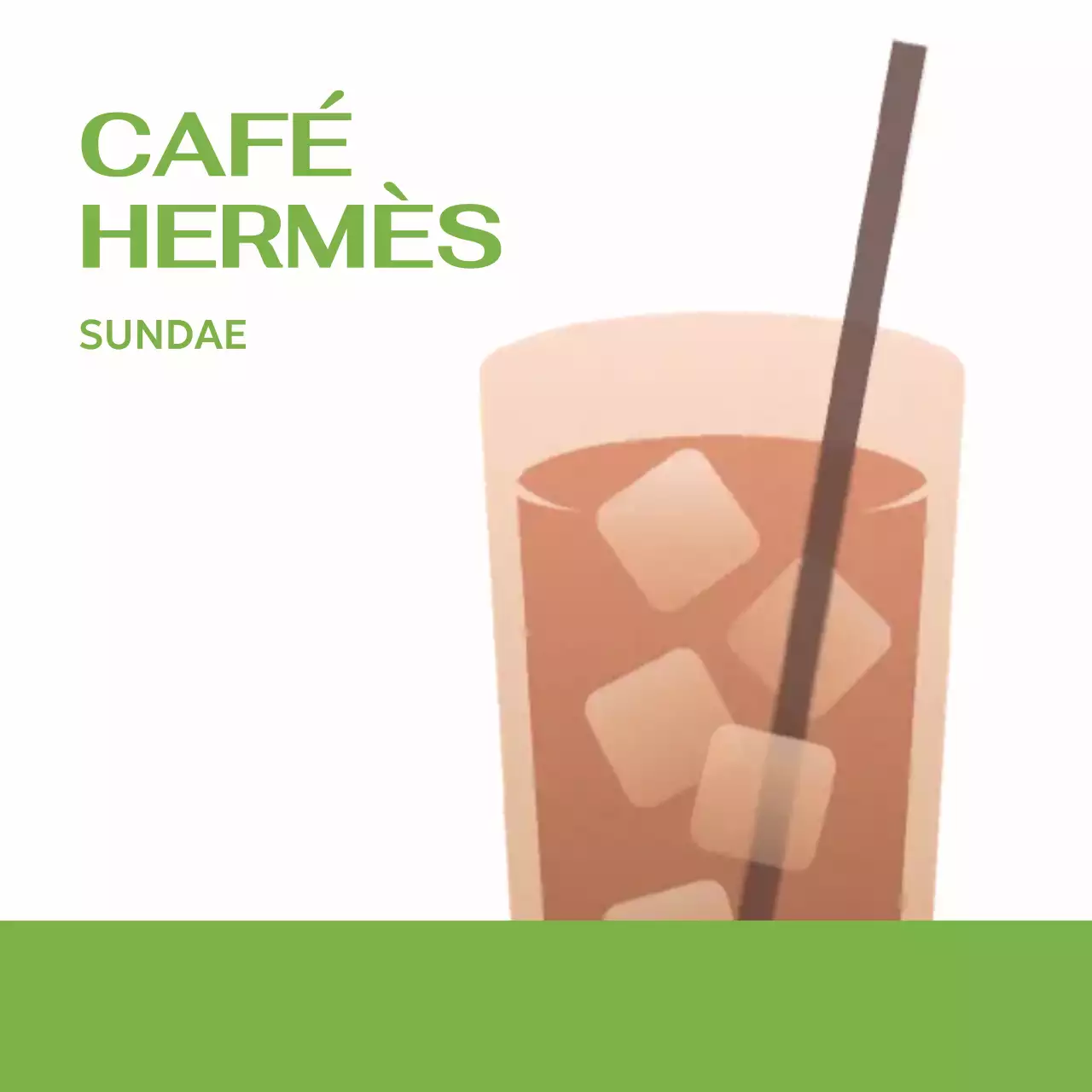 Illustration d'un bloc-notes de café simple avec une boisson chaude