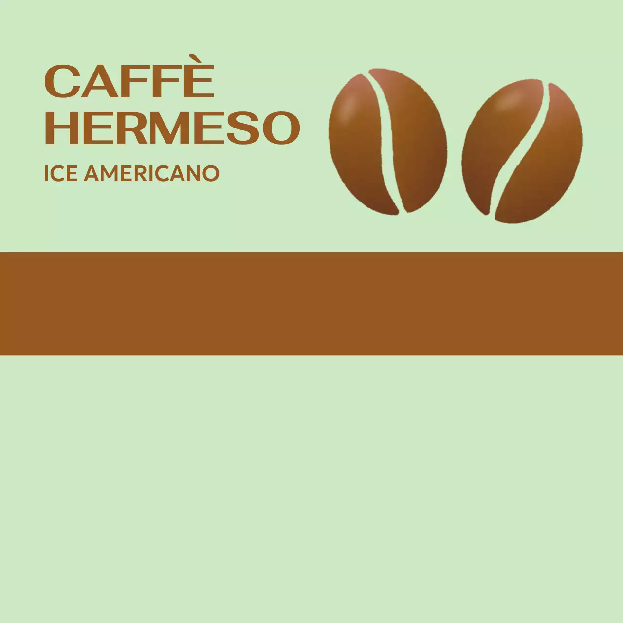 Semplice blocco note del caffè con illustrazione di bevanda calda