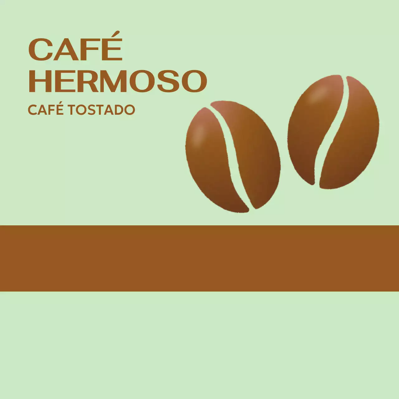 Sencillo bloc de notas de cafetería con ilustración de bebida caliente