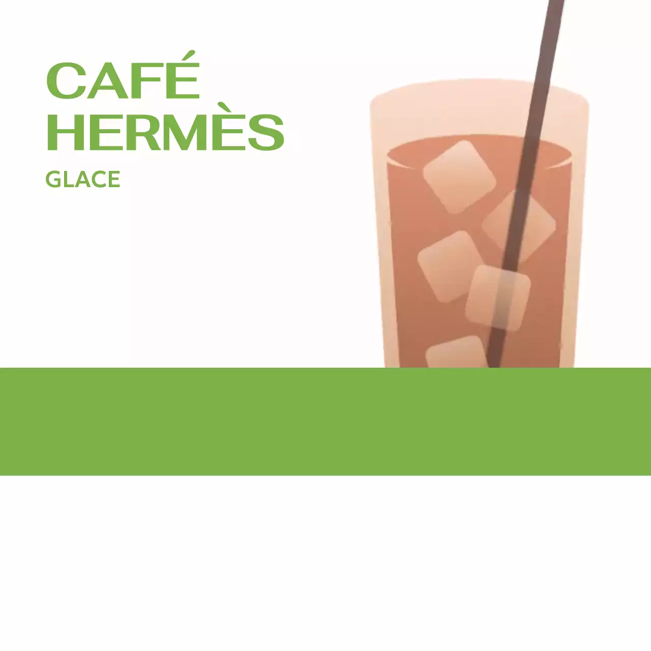 Illustration d'un bloc-notes de café simple avec une boisson chaude