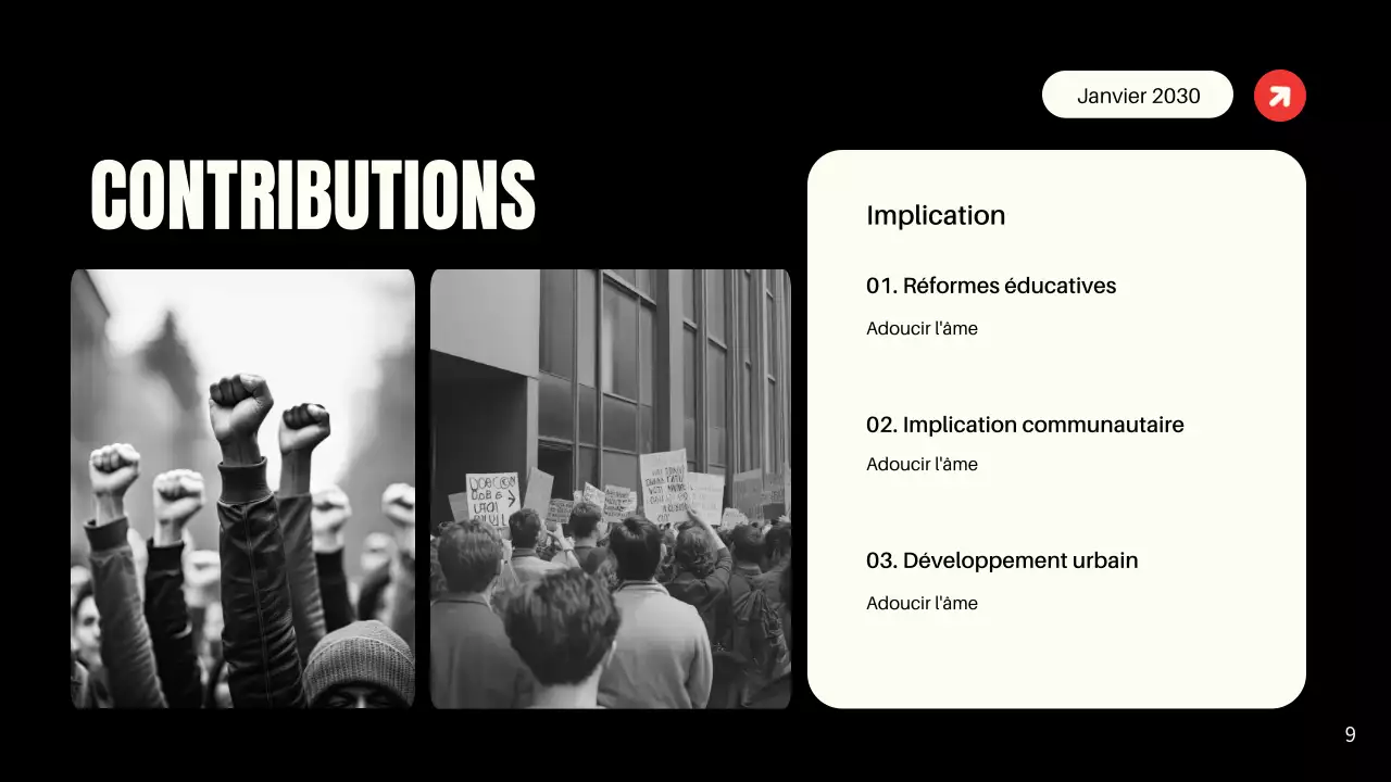 Présentation des mouvements civils modernes noirs