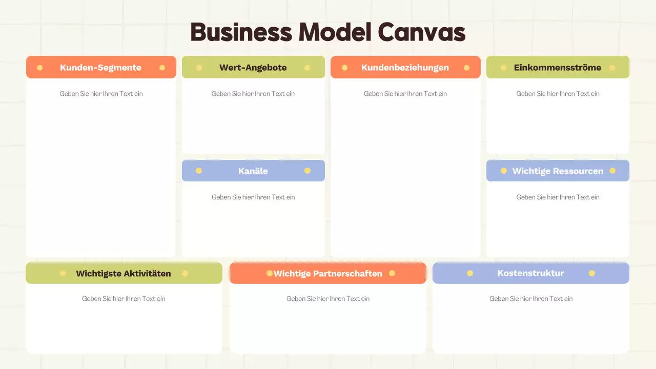 beige professionelle business plan vorlage