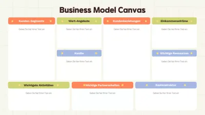 beige professionelle business plan vorlage