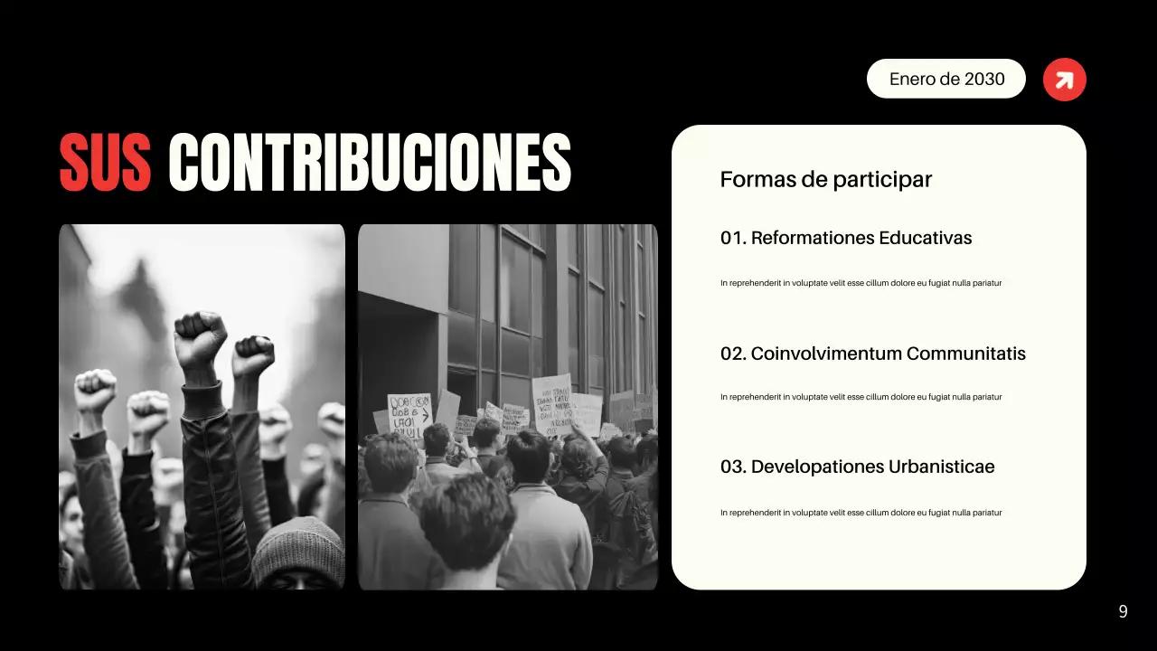 Presentación de los Movimientos Civiles Negros Modernos