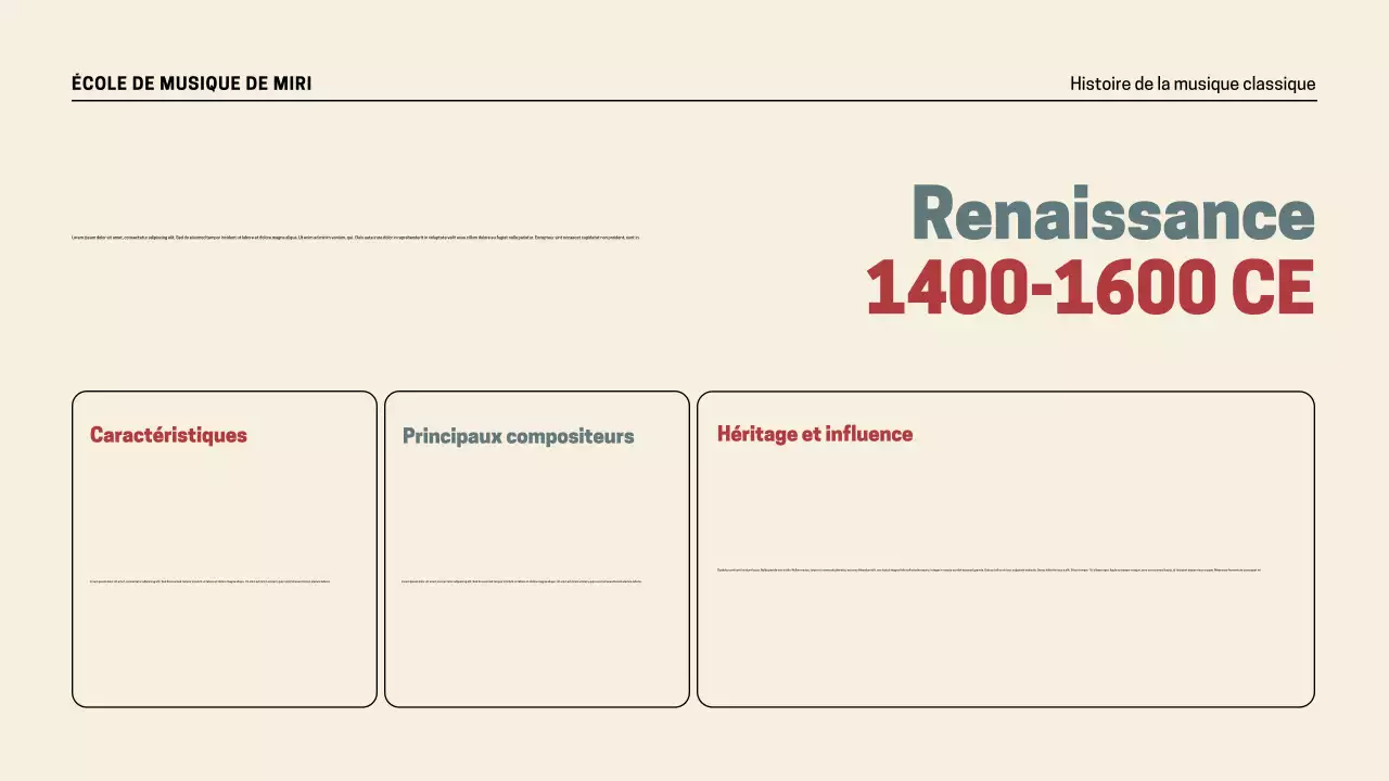 Présentation de l'histoire de la musique rétro