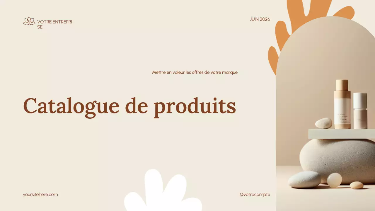 beige modern skincare promotion