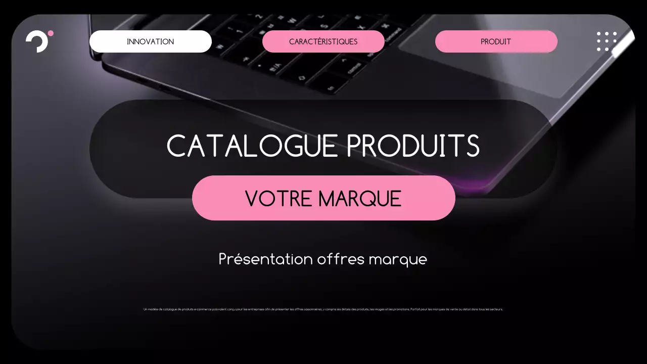 black modern ecommerce promotion