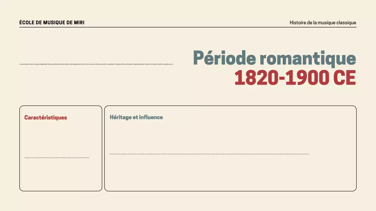 Présentation de l'histoire de la musique rétro