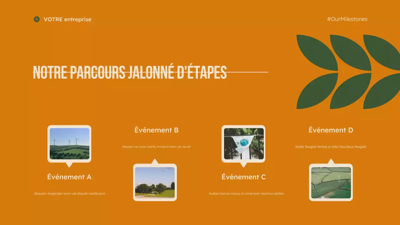 présentation verte et moderne des organisations à but non lucratif