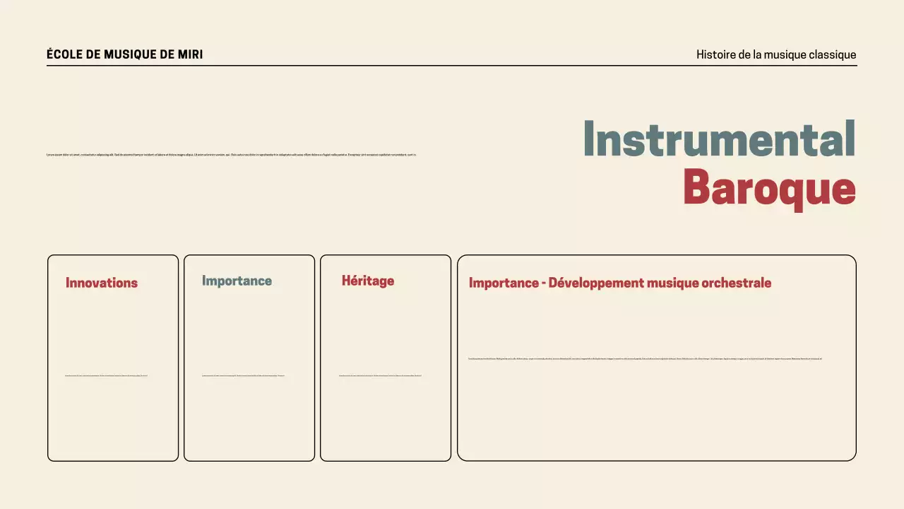 Présentation de l'histoire de la musique rétro