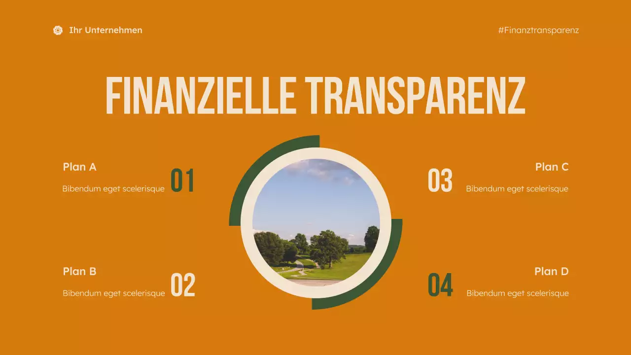 grüne moderne gemeinnützige Präsentation