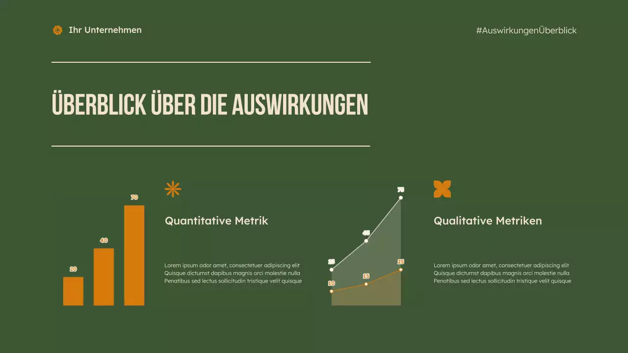 grüne moderne gemeinnützige Präsentation