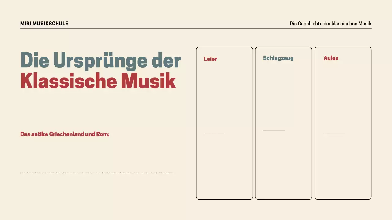 Präsentation zur Geschichte der Retro-Musik