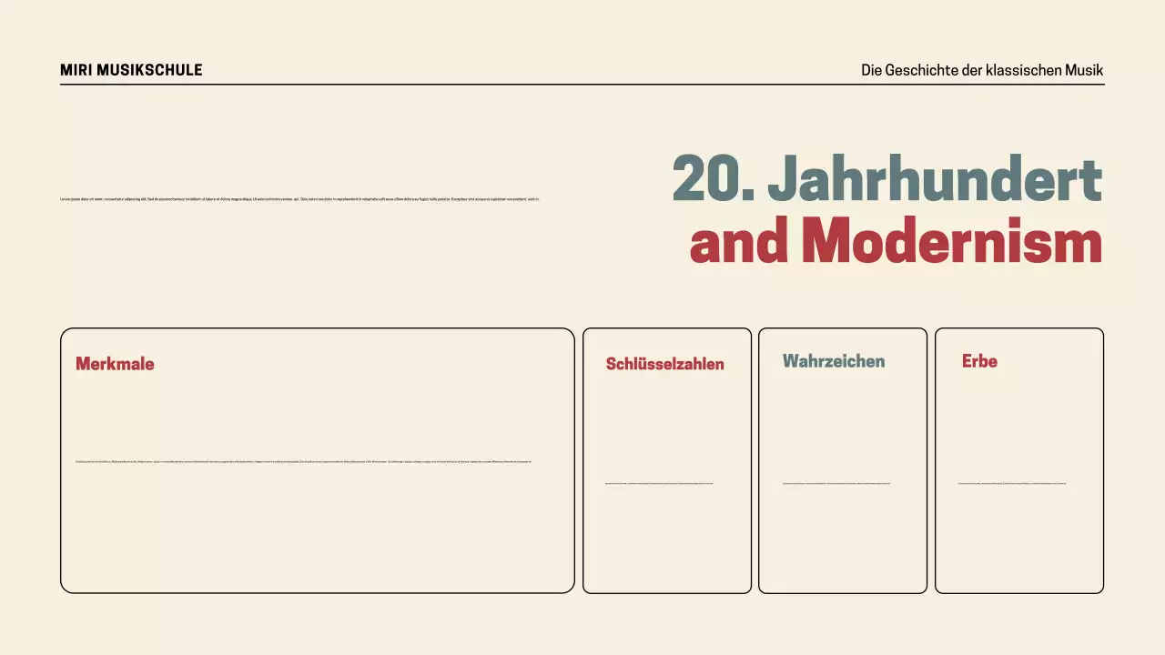 Präsentation zur Geschichte der Retro-Musik
