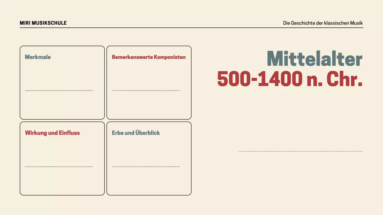 Präsentation zur Geschichte der Retro-Musik