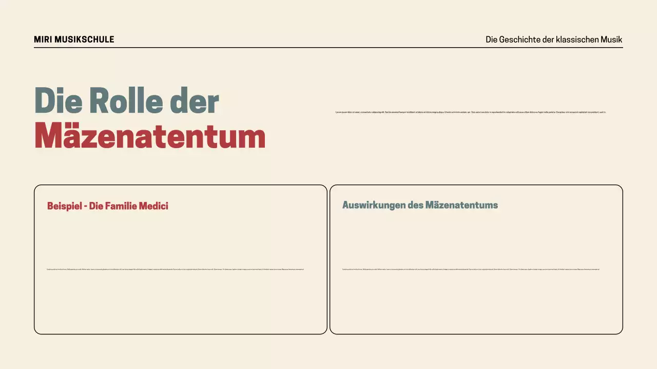 Präsentation zur Geschichte der Retro-Musik