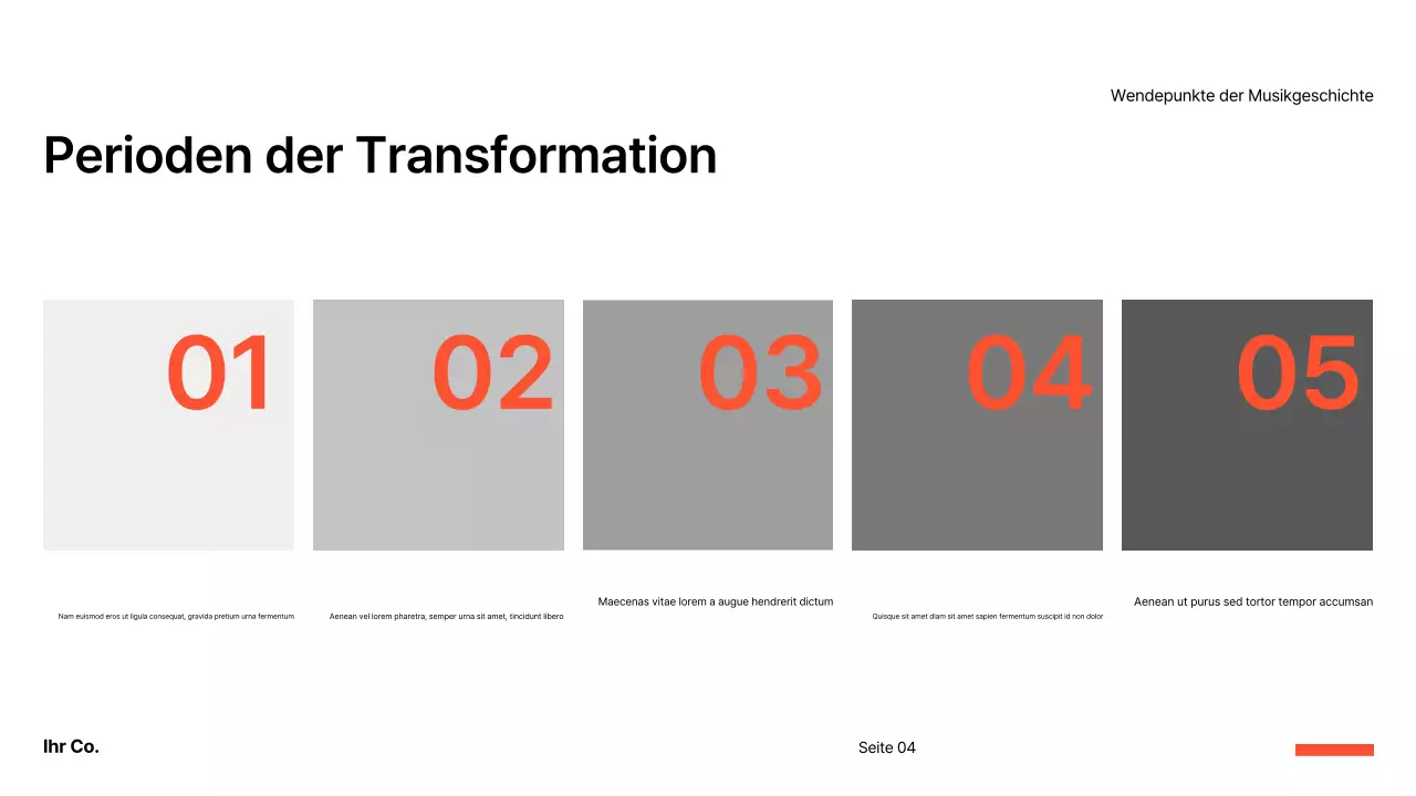 schwarze klassische Musikpräsentation