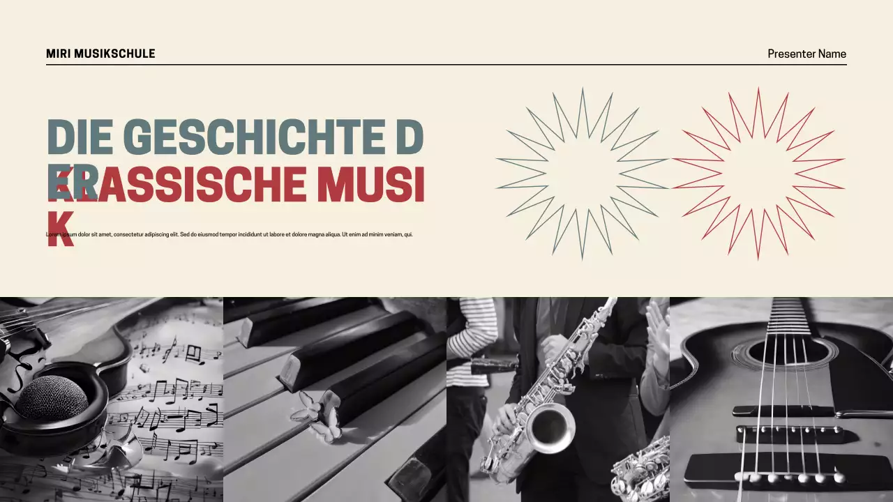 Präsentation zur Geschichte der Retro-Musik