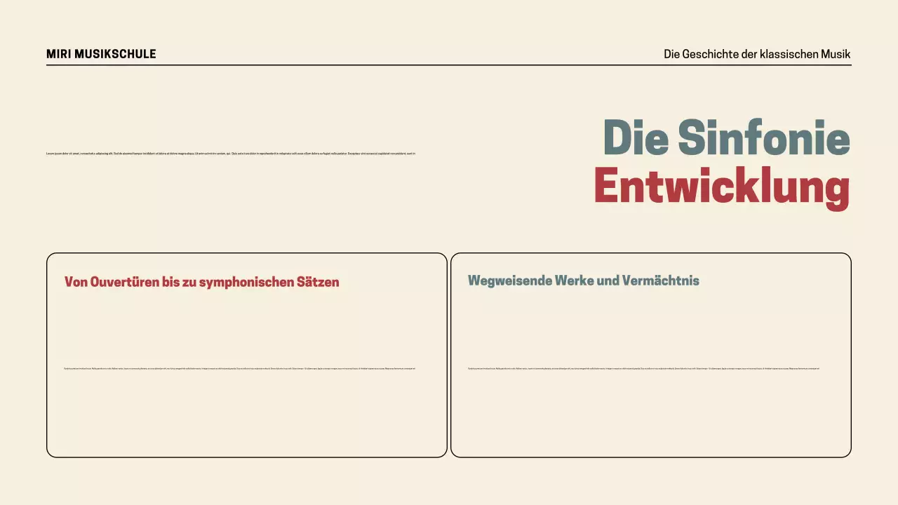 Präsentation zur Geschichte der Retro-Musik