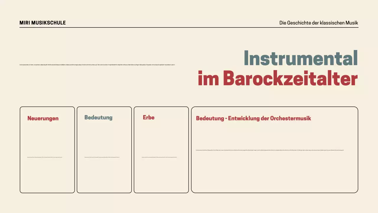 Präsentation zur Geschichte der Retro-Musik