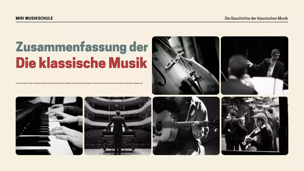 Präsentation zur Geschichte der Retro-Musik