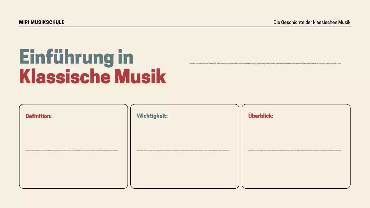 Präsentation zur Geschichte der Retro-Musik