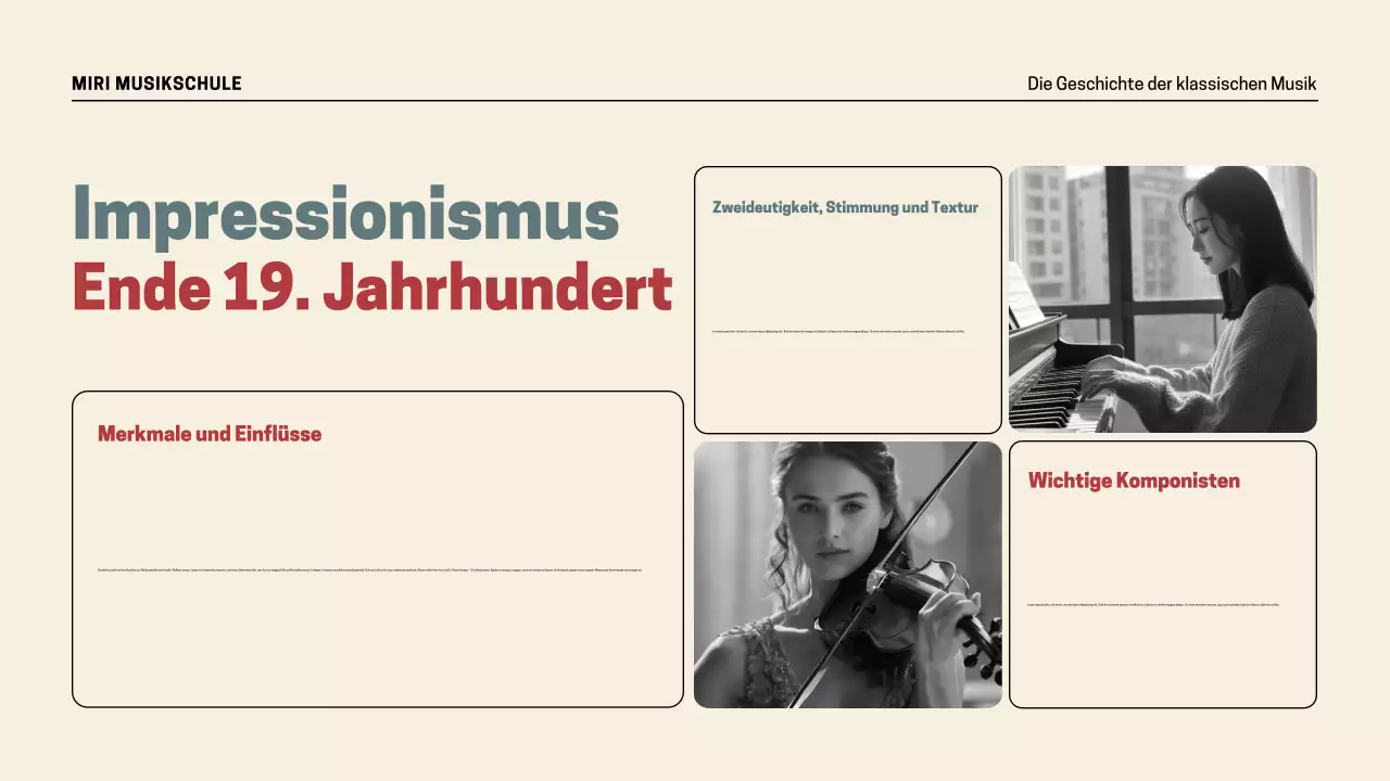 Präsentation zur Geschichte der Retro-Musik