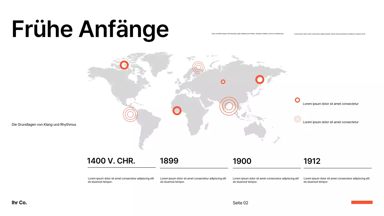 schwarze klassische Musikpräsentation