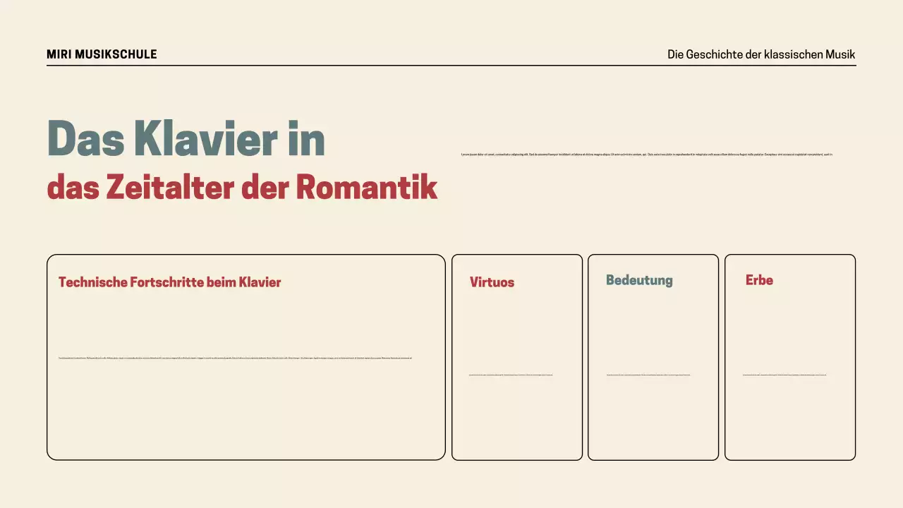 Präsentation zur Geschichte der Retro-Musik