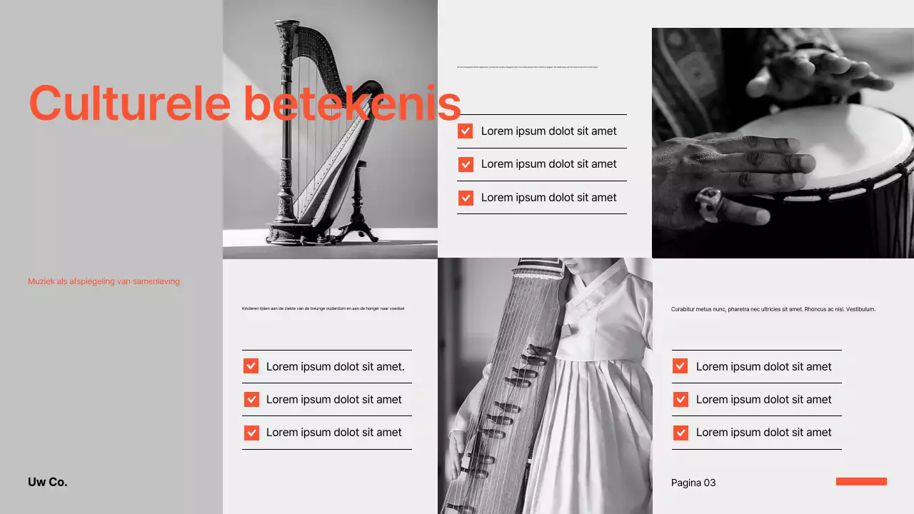 presentatie zwarte klassieke muziek