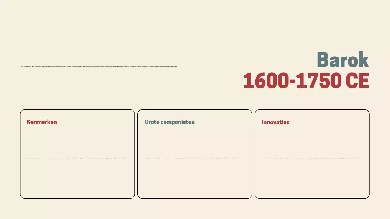 Presentatie Retro Muziekgeschiedenis