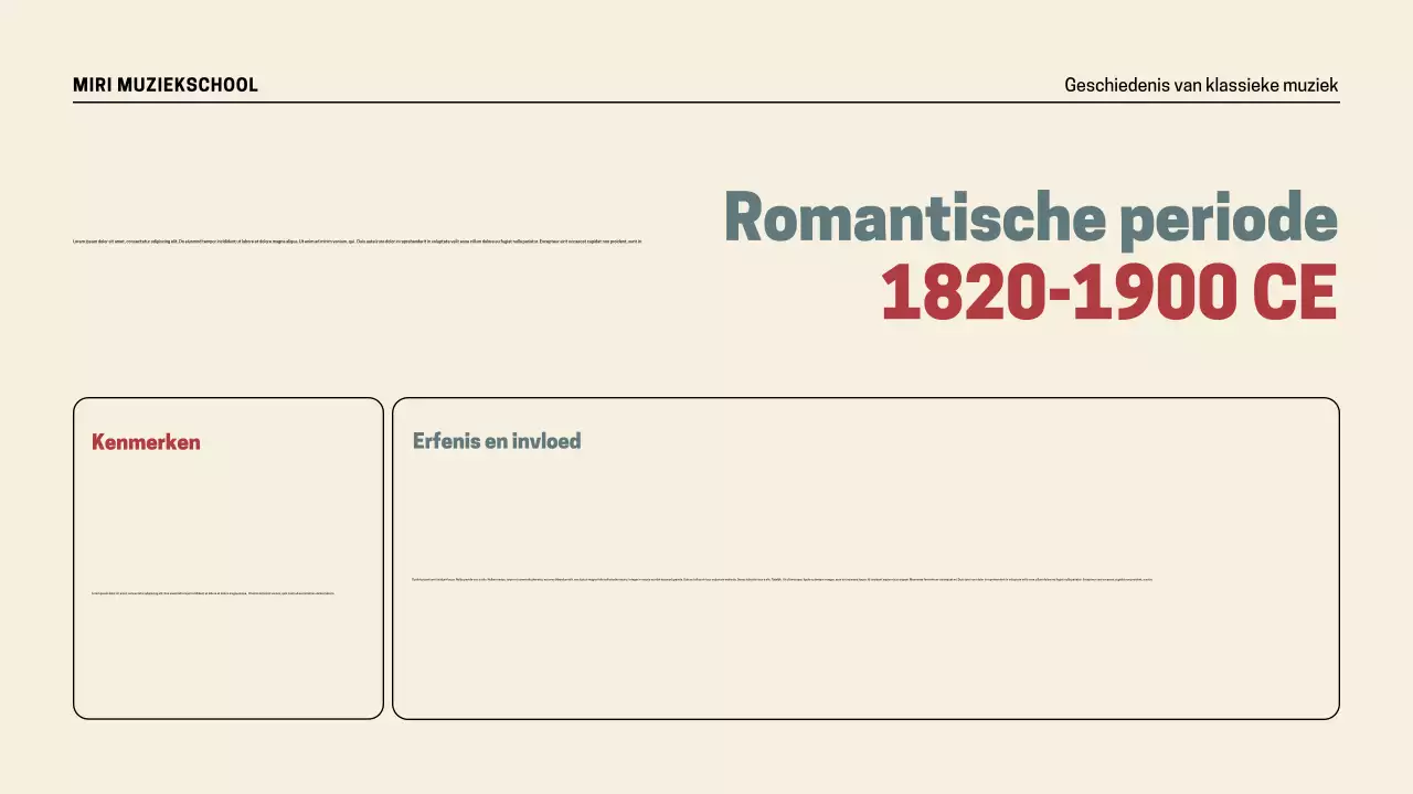 Presentatie Retro Muziekgeschiedenis