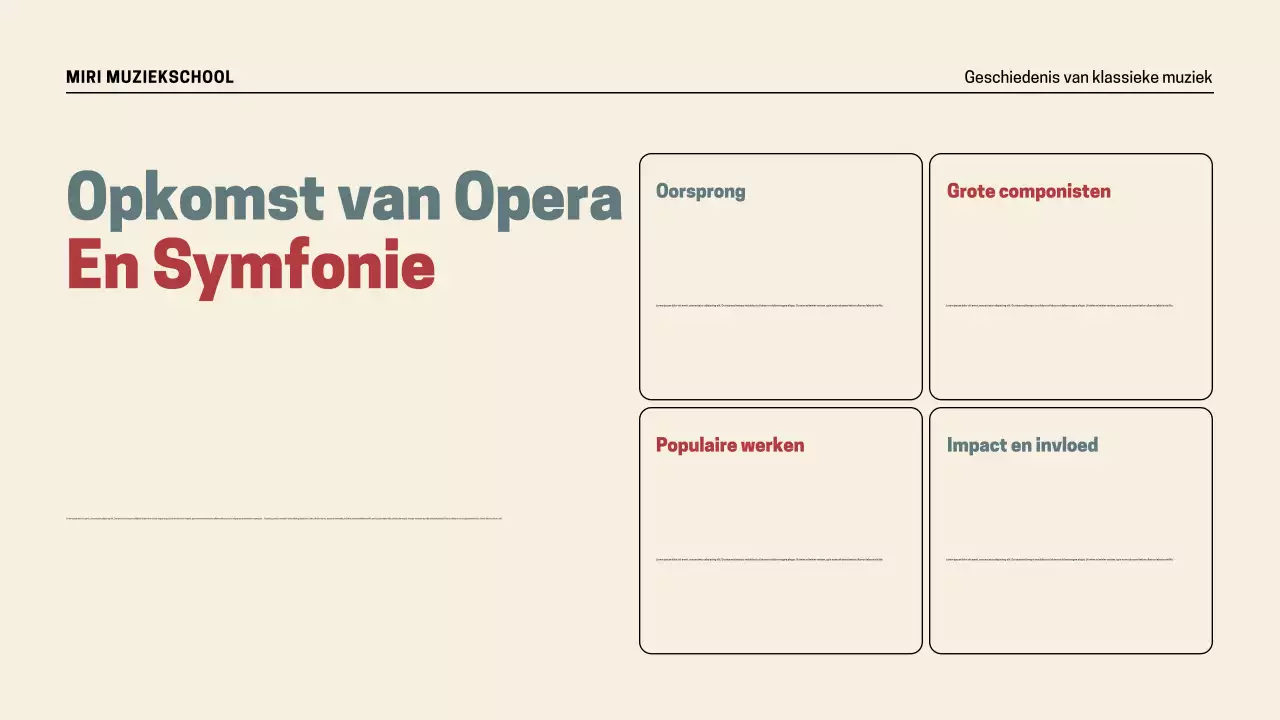 Presentatie Retro Muziekgeschiedenis