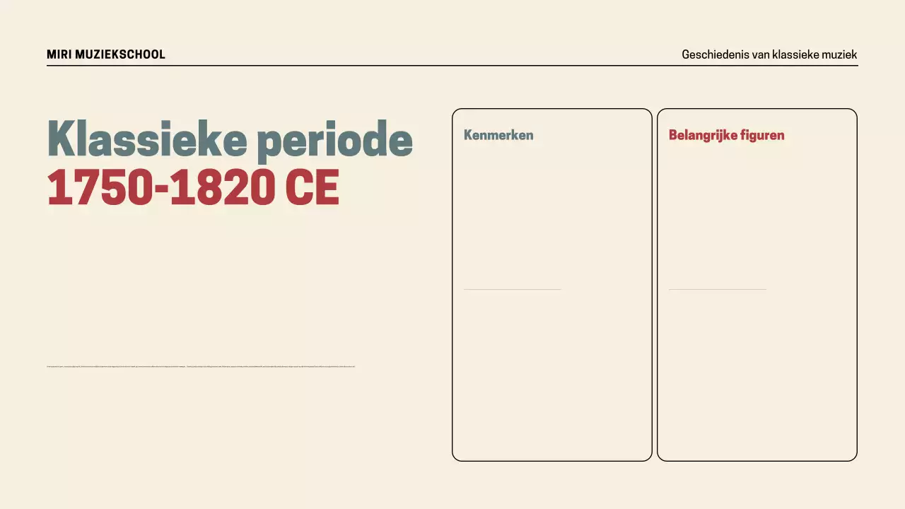 Presentatie Retro Muziekgeschiedenis