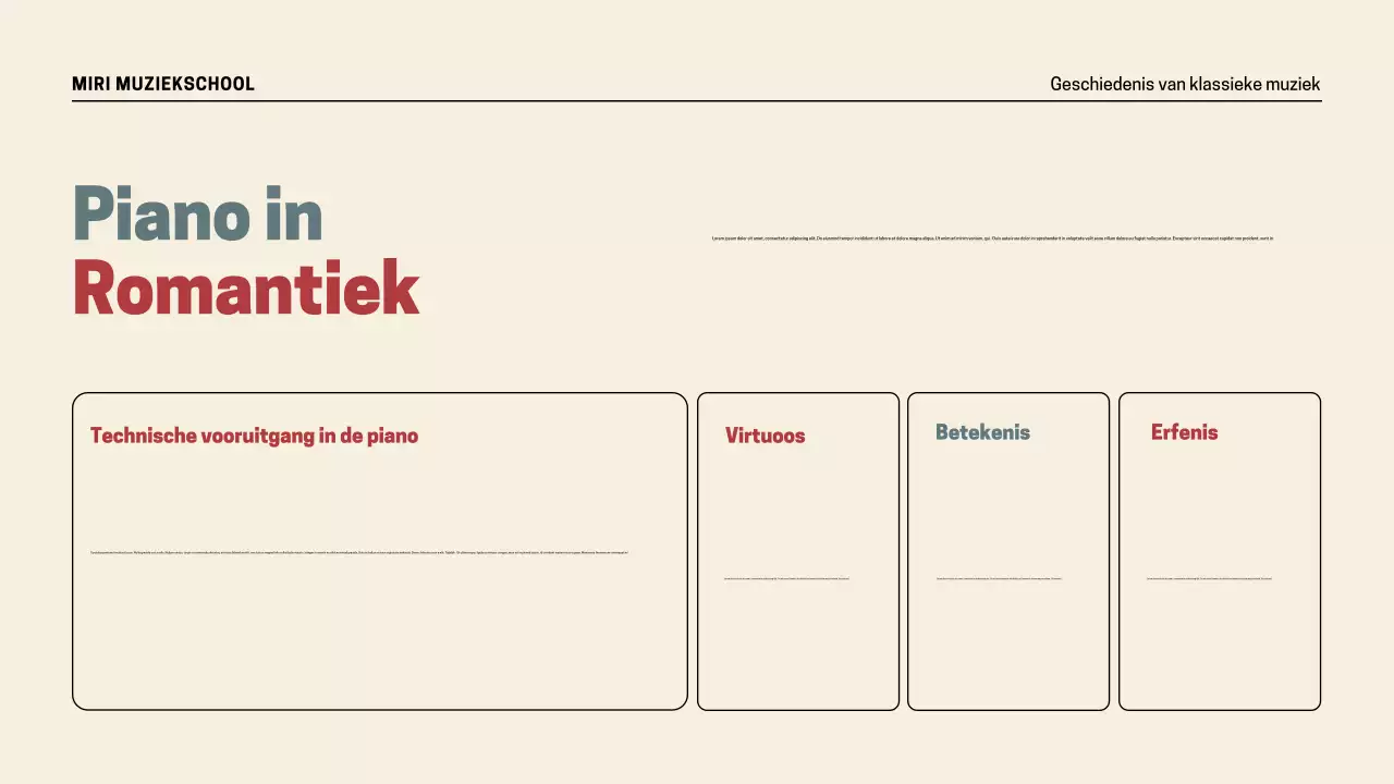 Presentatie Retro Muziekgeschiedenis