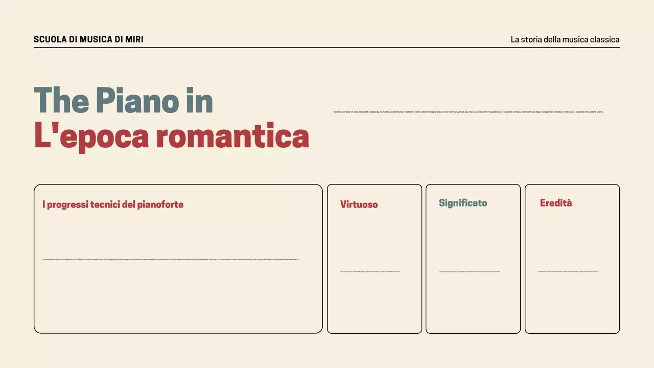 Presentazione della storia della musica retrò