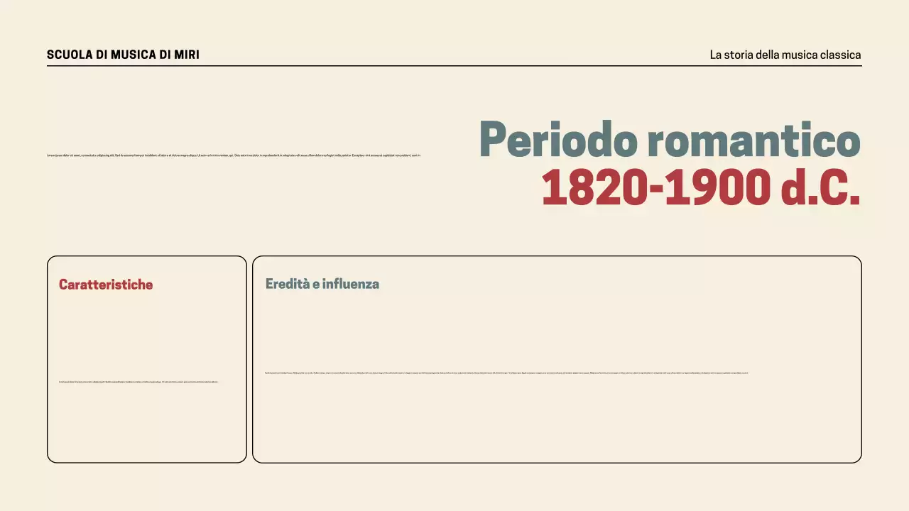 Presentazione della storia della musica retrò