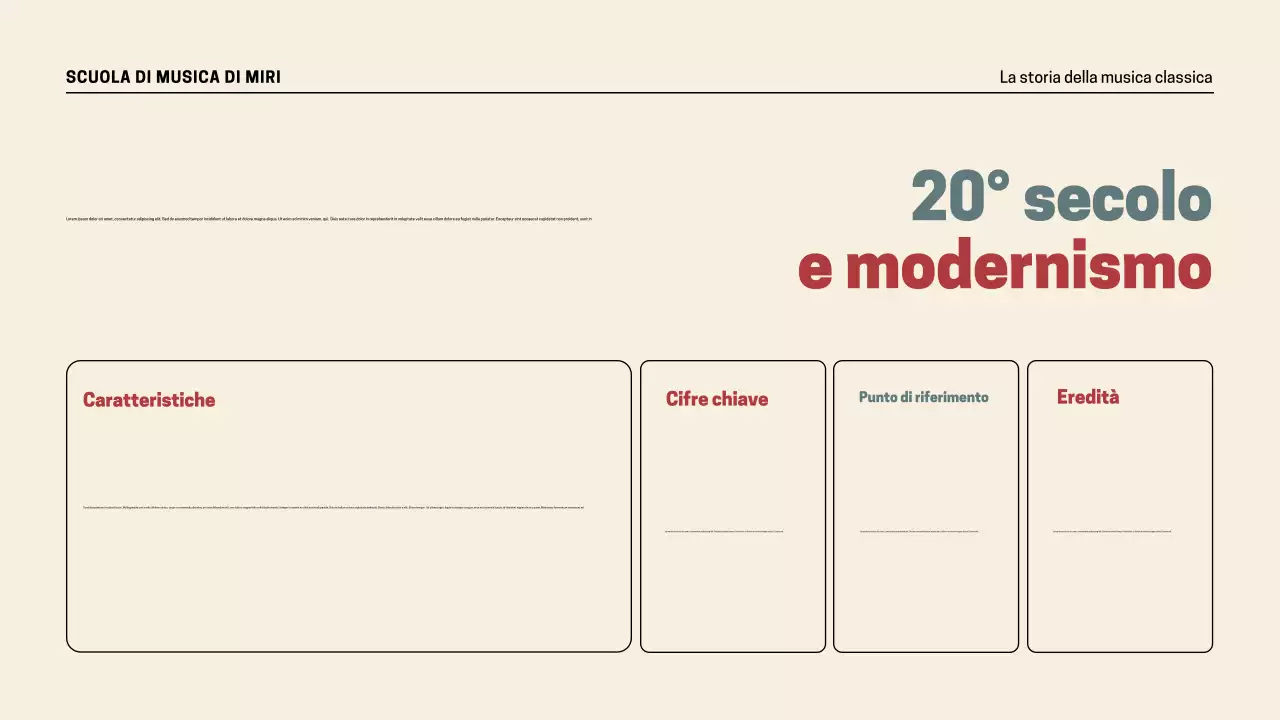 Presentazione della storia della musica retrò