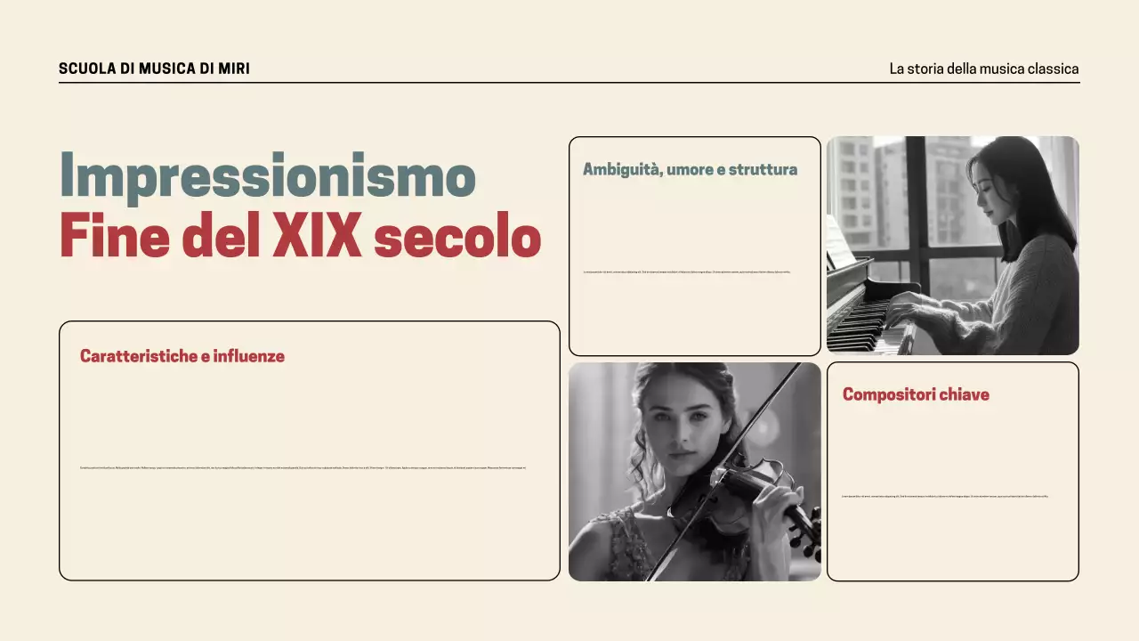 Presentazione della storia della musica retrò