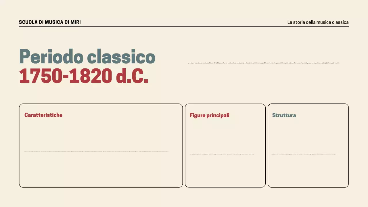 Presentazione della storia della musica retrò