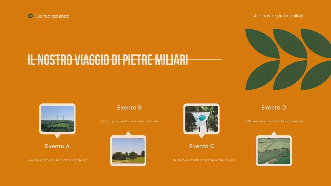 presentazione verde moderna senza scopo di lucro