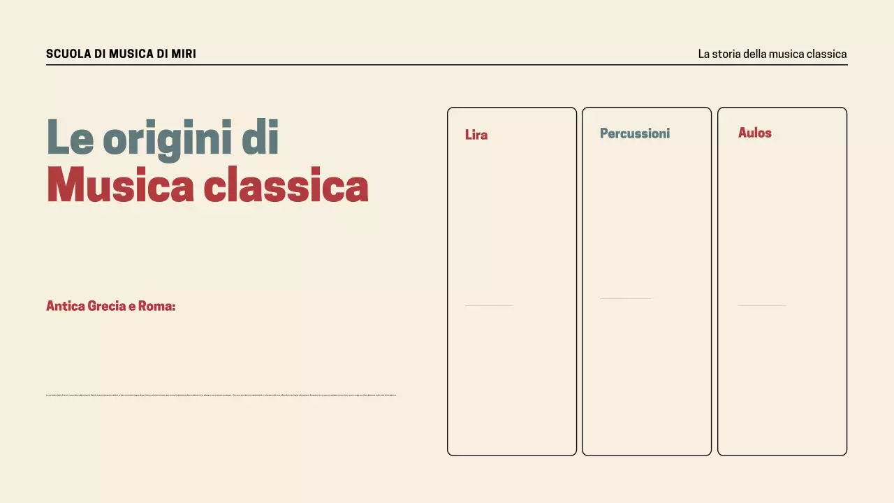 Presentazione della storia della musica retrò