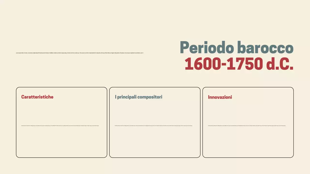 Presentazione della storia della musica retrò