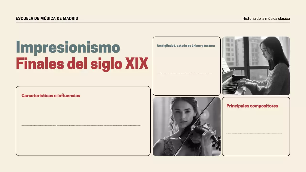 Presentación de la historia de la música retro